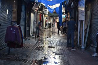 “Canlanıyor” denen Hatay Uzun Çarşı su baskınları ve güvenlik sorunu ile boğuşuyor