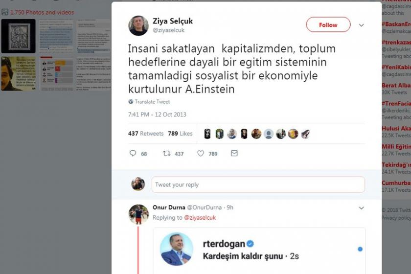 Milli Eğitim Bakanı Ziya Selçuk, eski paylaşımlarıyla dikkat çekti