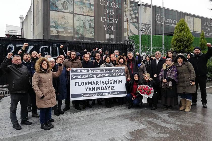 DİH’ten Flormar direnişine ziyaret: İşçilerin mücadelesi meşrudur