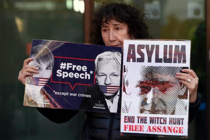 Assange’ın tutuklanmasına tepki: Haberciyi vurmayın