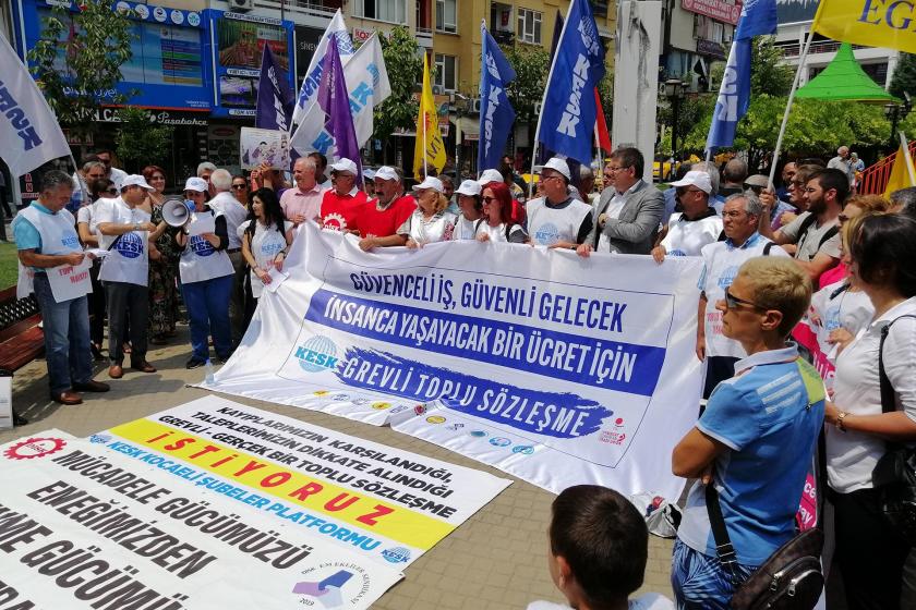 KESK Kocaeli’den haykırdı: Güvenceli iş, güvenli gelecek istiyoruz!