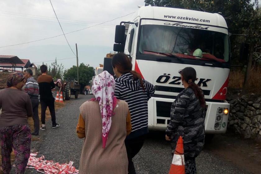 JES’e karşı direnen Değirmendereliler yol kapattı