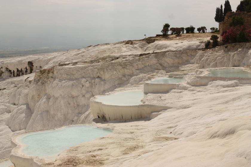 Pamukkale'de kuraklık tehdidi: Suyun debisi düştü