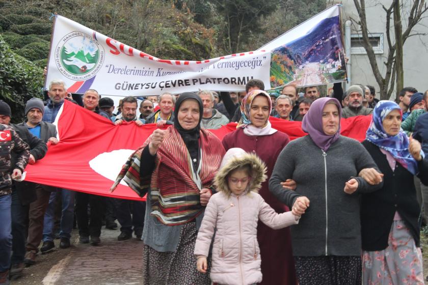 Erdoğan'ın memleketinde halkı "Yol yapıyoruz" diye aldatıp HES yapmaya başladılar