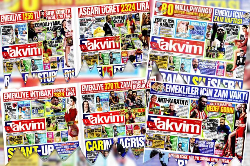 Takvim 357 gün emekliye ‘zam’ haberi yaptı