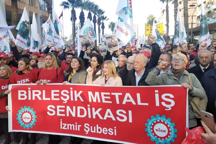 Birleşik Metal-İş İzmir’de MESS dayatmalarını protesto etti