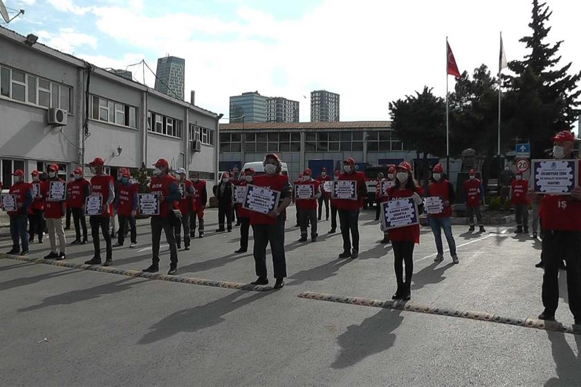 Kartal ve Maltepe Belediyesi işçileri 1 Mayıs'ı kutladı, taleplerini haykırdı