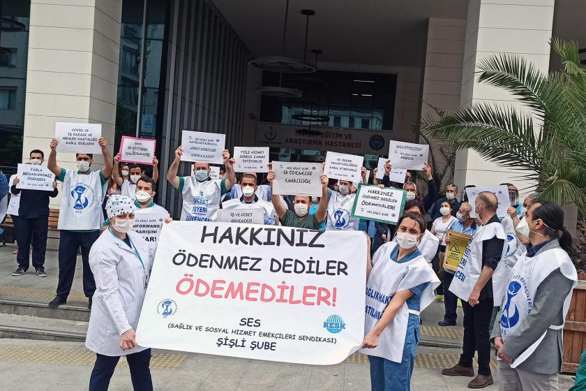 Sağlık emekçileri: Adaletsiz ek ödeme değil temel ücret artışı istiyoruz