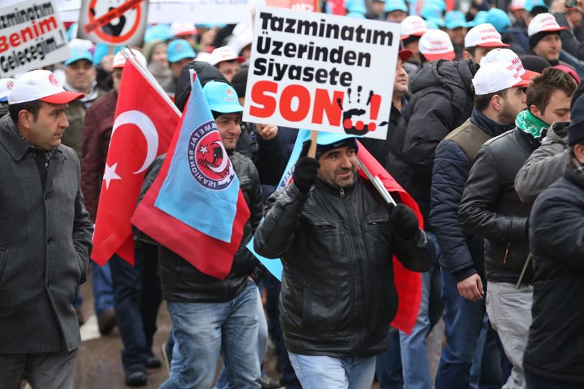 Kıdem hakkı için çağrı yapan sendikacılar: Bütün sendikalar omuz omuza vermeli