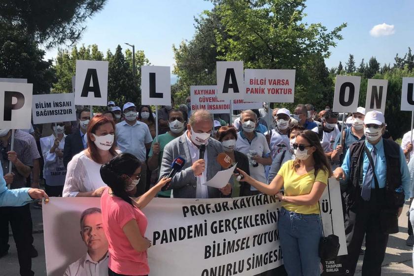 Savunma veren Prof. Dr. Kayıhan Pala’ya destek: Pandemi gerçeklerinin sözcüsüdür