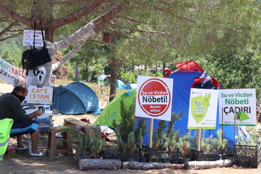 “Su ve Vicdan Nöbeti” 1 yılını doldurdu: Madenciler gidene kadar Kazdağları'ndayız