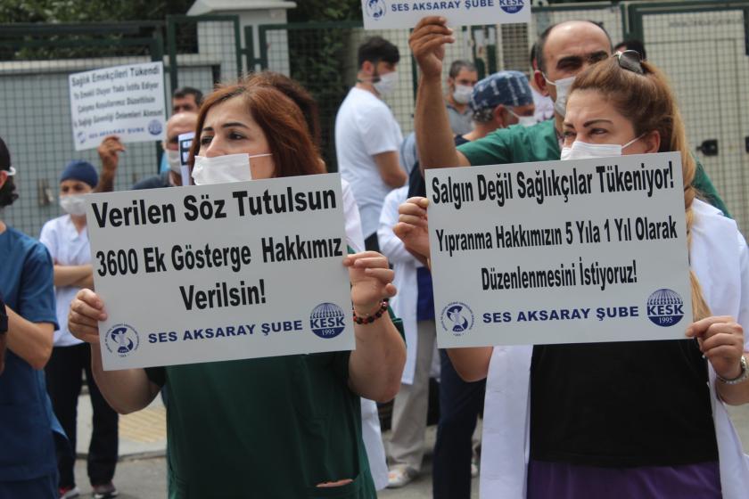 Sağlık emekçileri isyanda: Hakkımızı alamıyoruz, tükeniyoruz