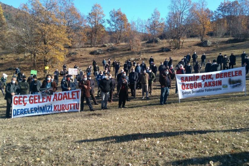 Şavşat’ta HES protestosu: Yaşam alanlarına sahip çık çocukların geleceği yok olmasın