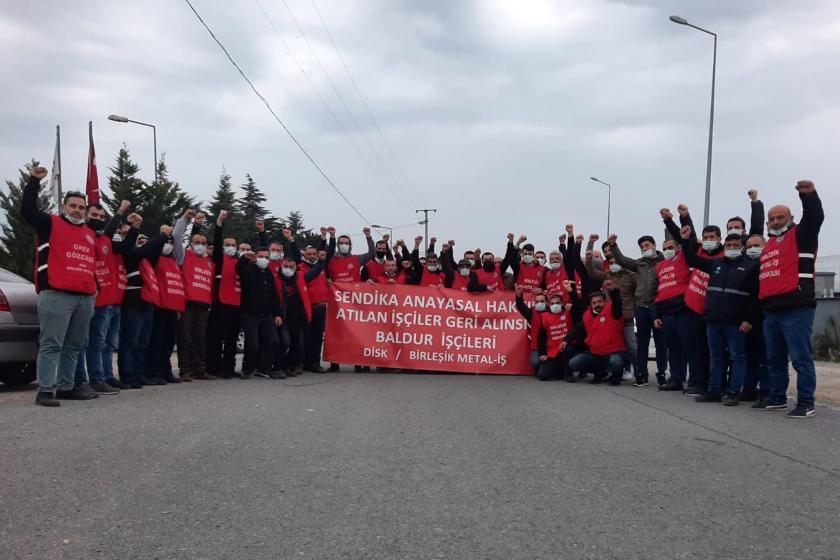 Baldur işçilerinin grevi 4'üncü gününde