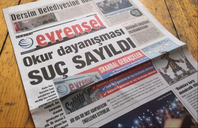 BİK'in Evrensel’e bugüne kadar verdiği ilan kesme cezaları 103 gün oldu