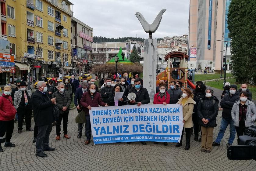 Kocaeli Emek ve Demokrasi Bileşenleri: Migros Depo ve Baldur işçileri kazanacak