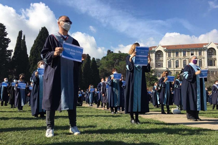 Boğaziçili akademisyenlerden "20 kişiler" diyen Bulu'ya: 5 haftadır yüzlerce hocayız