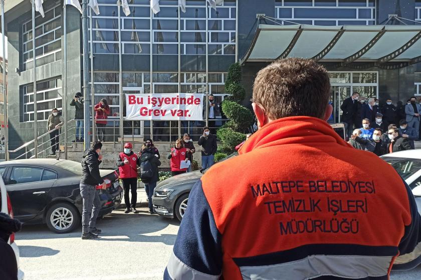 Maltepe’de grev kırıcılığı oyunları sürüyor