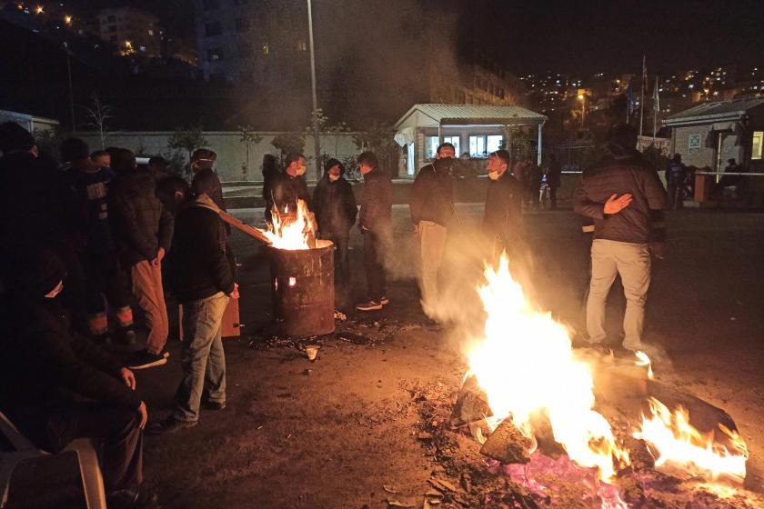 Maltepe'de grev kırıcılar devrede