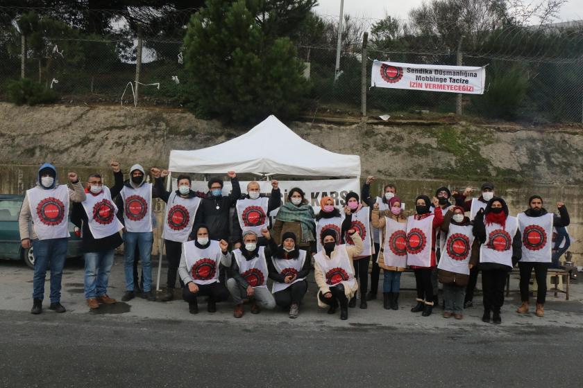 Ücretsiz izne çıkarılan için direnen Migros depo işçileri işten atıldı