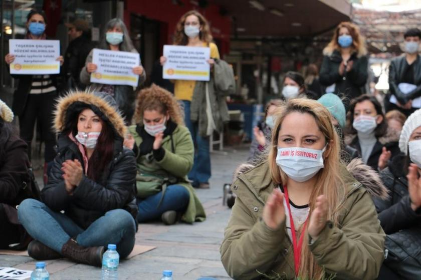 Hakları için mücadele eden kadın işçiler anlatıyor: Güvenceli iş,eşit yaşam istiyoruz