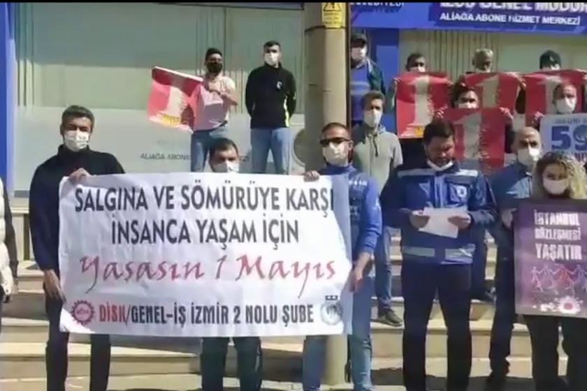 İzmir’de Genel-İş 2 No’lu Şube ve Tüm Bel-Sen 1 No’lu Şube, 1 Mayıs'a çağrı yaptı