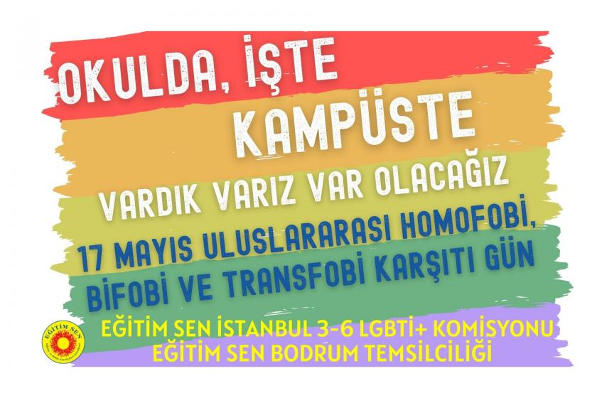 Eğitim Sen LGBTİ+ komisyonları: LGBTİ+ hakları sendikal haklardır