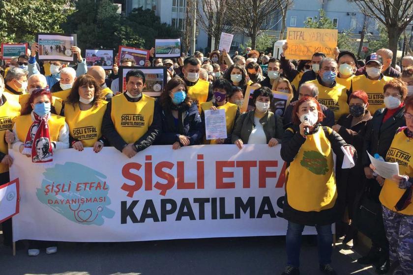 Şişli Etfal Dayanışması üyeleri: Mücadelemiz sağlığa erişim hakkı için