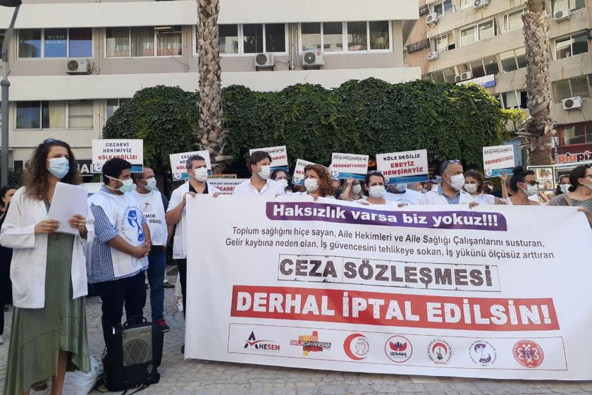 Aile Hekimliği çalışanları iş bıraktı: "Ceza sözleşmesi derhal iptal edilsin"