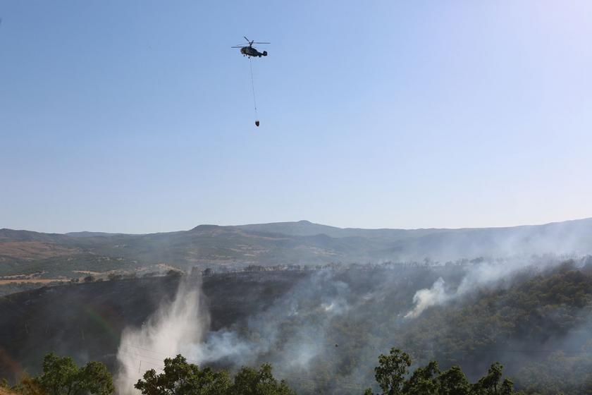 Dersim'deki 5 yangından 4'ü söndürüldü