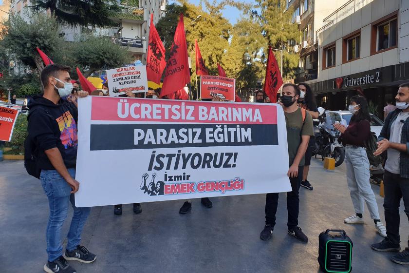 İzmir Emek Gençliği: Ücretsiz barınma, parasız eğitim istiyoruz