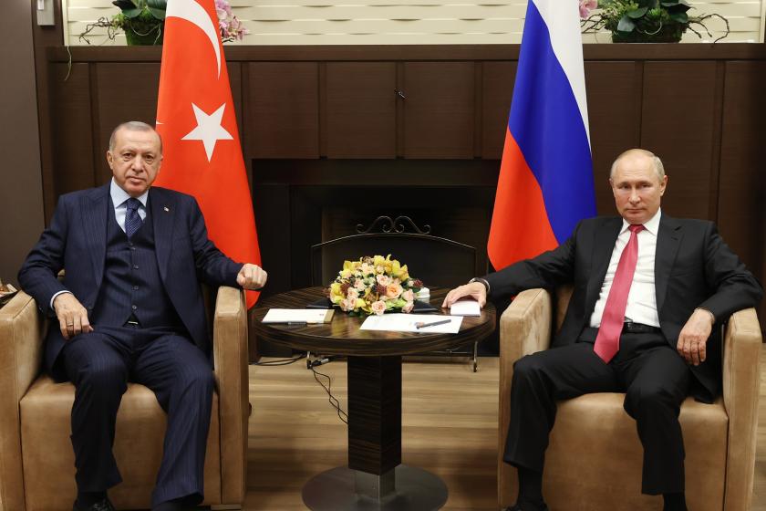 Soçi'deki Erdoğan ile Putin görüşmesi sona erdi