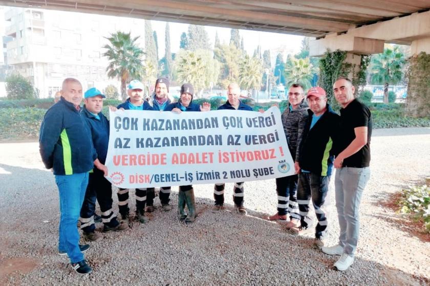 Bornova park bahçe işçileri: Çok kazanandan çok, az kazanandan az vergi alınsın