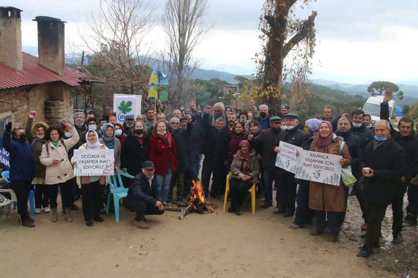 Madencilerin Topçam köylülerine yönelik silahlı saldırısı köyde protesto edildi