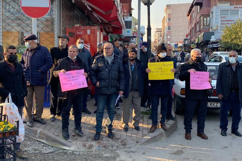 Zamlı faturalar, Kocaeli Derince'de protesto edildi