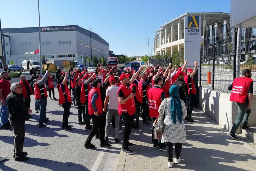 Asen Alüminyum işçileri sendikalaştıkları için işten atıldı