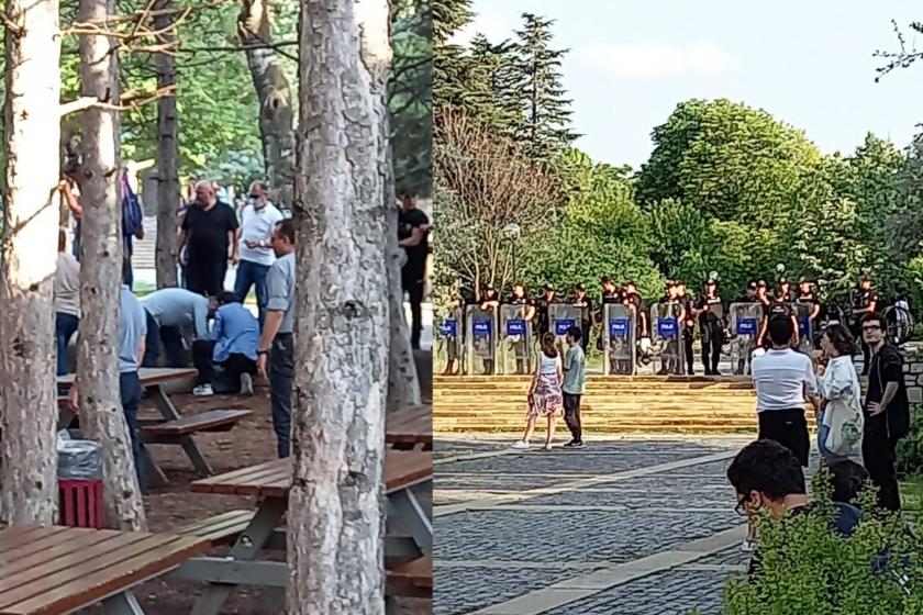 ODTÜ'de Onur Yürüyüşü'ne polis müdahale etti, pek çok öğrenci gözaltına alındı