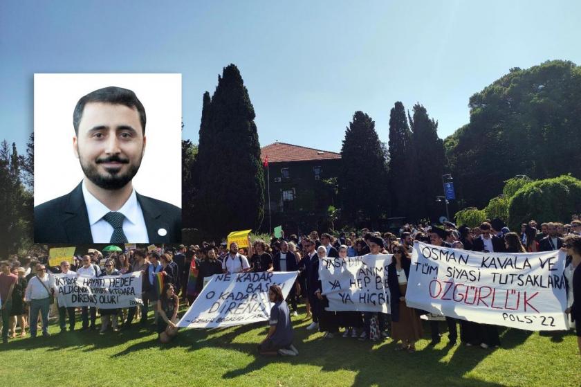 Boğaziçi Üniversitesi Genel Sekreteri Hasan Fehmi Topal'a "İstifa et" çağrısı