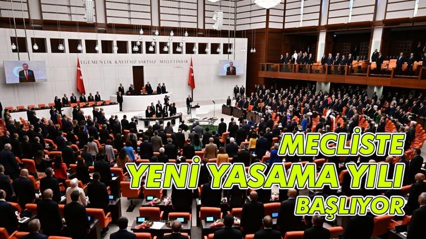 Meclis'te yeni yasama dönemi başladı: Erdoğan "yeni anayasa" mesajı verdi