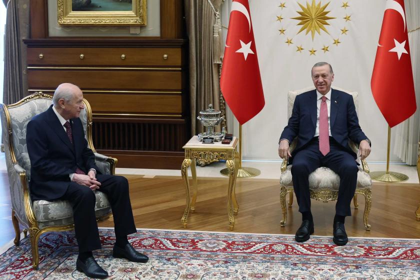 Erdoğan, Bahçeli ile görüştü