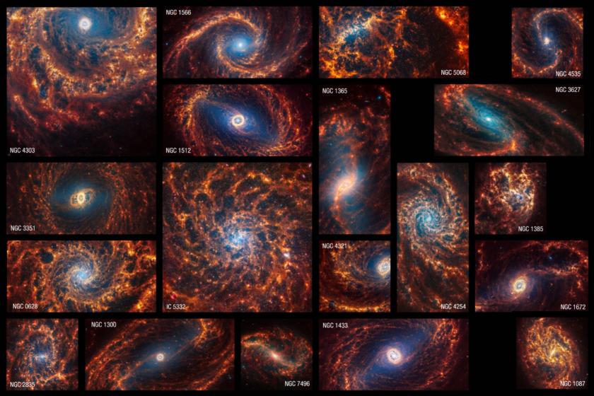 NASA, James Webb Uzay Teleskobu'yla çekilen 19 spiral galaksinin fotoğrafını yayımladı