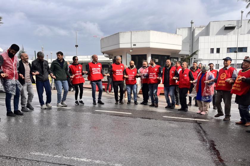 Gebze’de Mersen işçileri greve çıktı