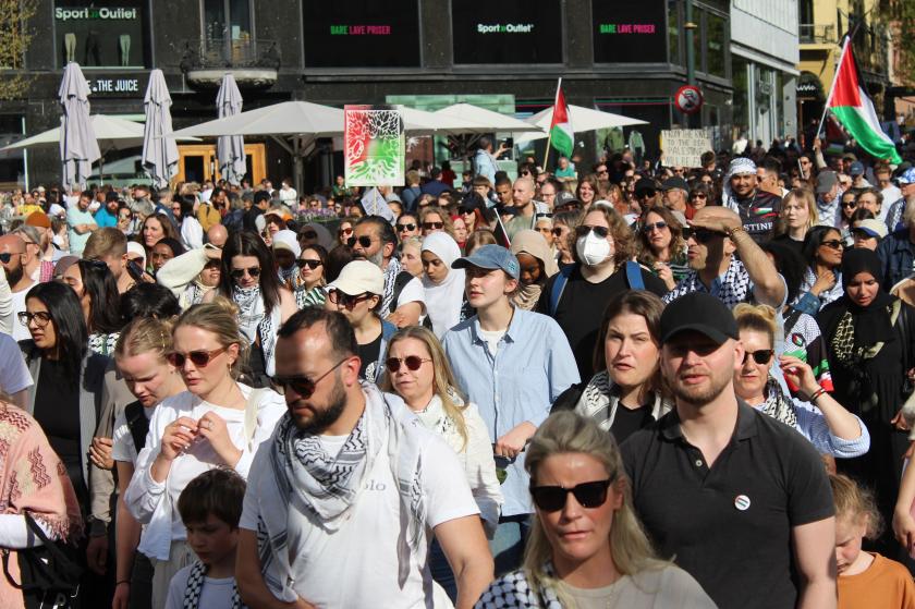 Oslo’da Filistin ile dayanışma festivali ve Nakba eylemi yapıldı