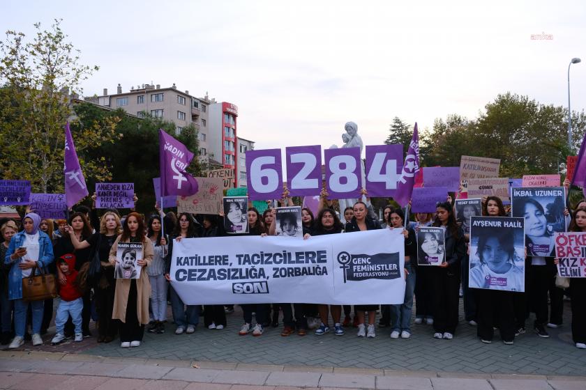 Eskişehir'de kadınlar şiddete karşı yürüdü: Faillere cesaret verenler sorumludur