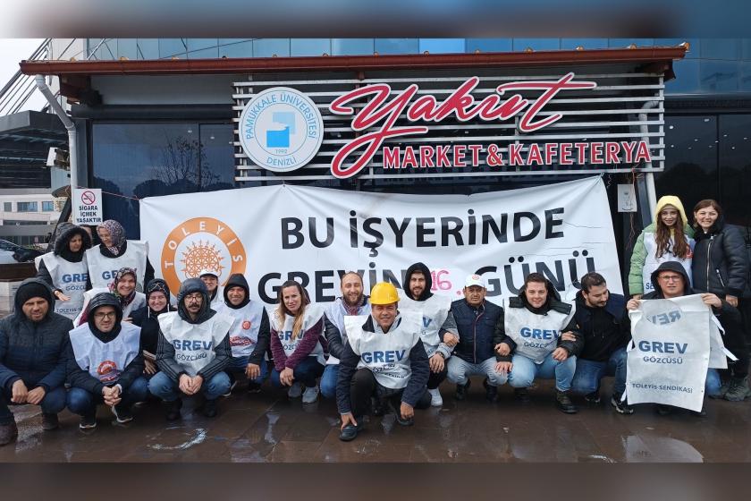 PAÜ'de grevdeki işçilerden Çayırhan madencilerine destek mesajı