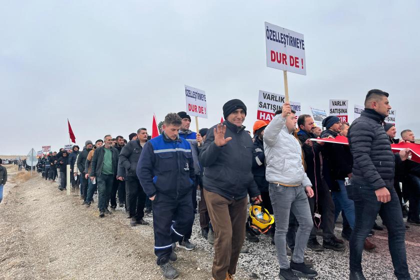 Çayırhan işçileri yeniden özelleştirmeye karşı yürüyecek