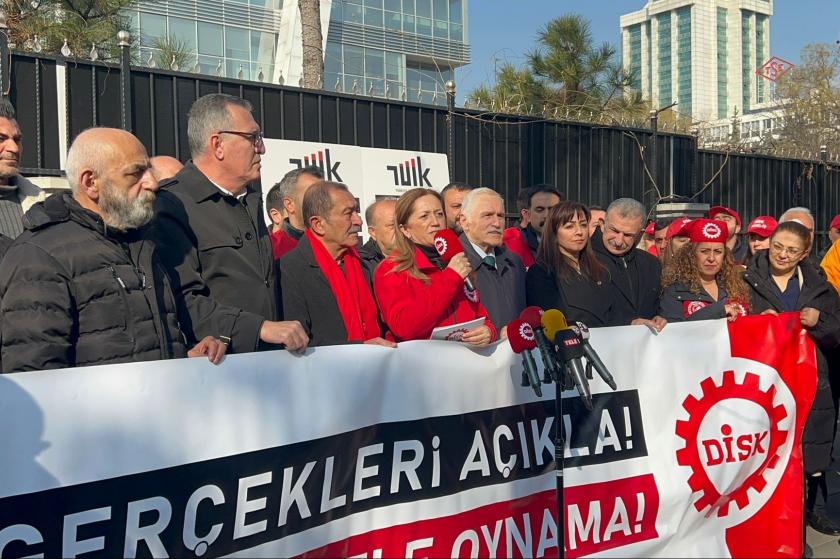 DİSK’ten TÜİK protestosu: ‘Gerçekleri açıkla ekmeğimle oynama’