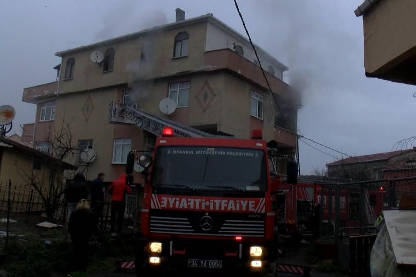 Ataşehir'de binada çıkan yangında bir kişi hayatını kaybetti