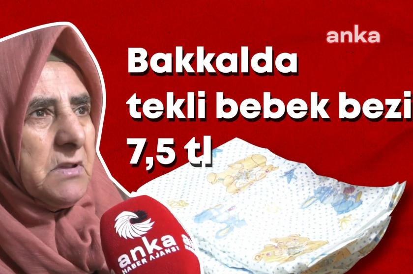 Ankara'da bir bakkal bebek bezini taneyle satıyor: "Bir adet bezi 7,5 liraya satıyorum. Paket alabilen kimse yok"