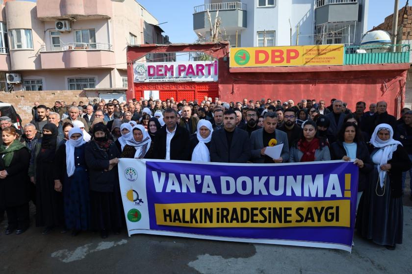 Şırnak'ta Abdullah Zeydan’a verilen hapis cezası protesto edildi